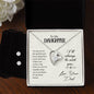 Forever Love Necklace and Cubic Zirconia Earring Set To my daughter-You are one of the