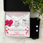 Forever Love Necklace and Cubic Zirconia Earring Set Happy Birthday to a sister
