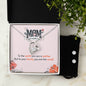 Forever Love Necklace and Cubic Zirconia Earring Set to the world you are a mother