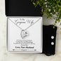 Forever Love Necklace and Cubic Zirconia Earring Set To My Gorgeous Wife from Husband (2)