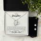 Forever Love Necklace and Cubic Zirconia Earring Set To my daughter-Someday when the pages