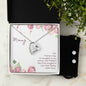 Forever Love Necklace and Cubic Zirconia Earring Set Mommy to be - Snuggled in Your tummy