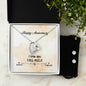 Forever Love Necklace and Cubic Zirconia Earring Set Happy Anniversary