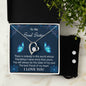 Forever Love Necklace and Cubic Zirconia Earring Set To My Soul Sister