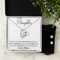Forever Love Necklace and Cubic Zirconia Earring Set 42 Mum to Daughter