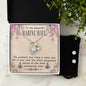 Forever Love Necklace and Cubic Zirconia Earring Set To my beautiful Marine wife