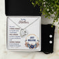 Forever Love Necklace and Cubic Zirconia Earring Set To my Mother-Just breathe