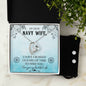 Forever Love Necklace and Cubic Zirconia Earring Set My dear Navy wife