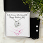 Forever Love Necklace and Cubic Zirconia Earring Set To the Woman who raised me, Happy Mothers Day