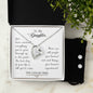 Forever Love Necklace and Cubic Zirconia Earring Set To my daughter-You have survived