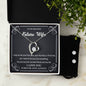 Forever Love Necklace and Cubic Zirconia Earring Set To my Beloved Future Wife
