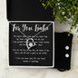Forever Love Necklace and Cubic Zirconia Earring Set For You, Babe