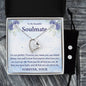 Forever Love Necklace and Cubic Zirconia Earring Set To my Beautiful Soulmate