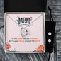 Forever Love Necklace and Cubic Zirconia Earring Set to the world you are a mother