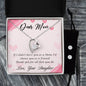 Forever Love Necklace and Cubic Zirconia Earring Set Dear Mom-Happy Mother’s Day!
