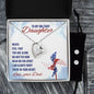 Forever Love Necklace and Cubic Zirconia Earring Set Never feel that - Military Daughter