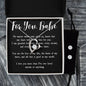 Forever Love Necklace and Cubic Zirconia Earring Set For You, Babe