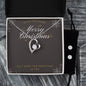 Forever Love Necklace and Cubic Zirconia Earring Set Merry Christms to my Girlfriend