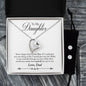 Forever Love Necklace and Cubic Zirconia Earring Set 31-To Daughter from Dad