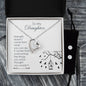Forever Love Necklace and Cubic Zirconia Earring Set To my daughter-Strength  doesn_t come