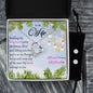 Forever Love Necklace and Cubic Zirconia Earring Set Merry Christmas to my Wife (2)