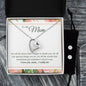 Forever Love Necklace and Cubic Zirconia Earring Set To My Mom - I Love You, I really Do