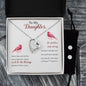 Forever Love Necklace and Cubic Zirconia Earring Set To my daughter-Some days are better