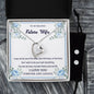 Forever Love Necklace and Cubic Zirconia Earring Set To my Beloved Future Wife5