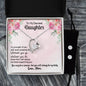 Forever Love Necklace and Cubic Zirconia Earring Set Dearest daughter