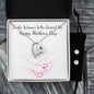 Forever Love Necklace and Cubic Zirconia Earring Set To the Woman who raised me, Happy Mothers Day