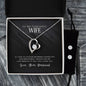 Forever Love Necklace and Cubic Zirconia Earring Set To my gorgeous wife-If I had to choose