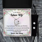 Forever Love Necklace and Cubic Zirconia Earring Set To my Beloved Future Wife4