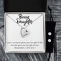 Forever Love Necklace and Cubic Zirconia Earring Set Bonus Daughter 2