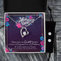 Forever Love Necklace and Cubic Zirconia Earring Set Happy Mother's Day