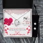 Forever Love Necklace and Cubic Zirconia Earring Set Happy Birthday to a sister