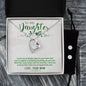 Forever Love Necklace and Cubic Zirconia Earring Set To my daughter-I want you to believe