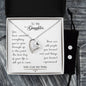 Forever Love Necklace and Cubic Zirconia Earring Set To my daughter-You have survived