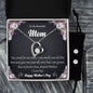Forever Love Necklace and Cubic Zirconia Earring Set To My Beautiful Mom2