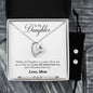 Forever Love Necklace and Cubic Zirconia Earring Set Mother to daughter final second text