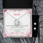 Forever Love Necklace and Cubic Zirconia Earring Set Mom Happy Mother's Day