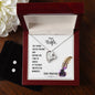 Forever Love Necklace and Cubic Zirconia Earring Set To my wife-Stay positive
