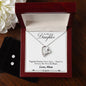 Forever Love Necklace and Cubic Zirconia Earring Set Mother to daughter final first text