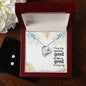 Forever Love Necklace and Cubic Zirconia Earring Set Every day may not be good