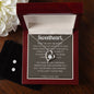Forever Love Necklace and Cubic Zirconia Earring Set Sweetheart
