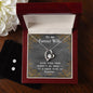Forever Love Necklace and Cubic Zirconia Earring Set To my Farmer wife