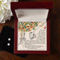 Forever Love Necklace and Cubic Zirconia Earring Set Never Forget That I Love You -Tree Revised