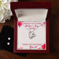 Forever Love Necklace and Cubic Zirconia Earring Set Wishing you a happy Mothers day