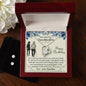 Forever Love Necklace and Cubic Zirconia Earring Set Dear Beautiful Grandaughter