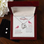 Forever Love Necklace and Cubic Zirconia Earring Set To my daughter-Some days are better