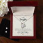 Forever Love Necklace and Cubic Zirconia Earring Set To my daughter-My daughter is my biggest